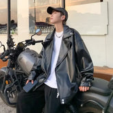 Hearujoy Solid Color Male Coats Zip V Men's Baseball Jackets Stylish Trendy High Quality Deals Harajuku Clothing Fashion 2024 Vintage Y2k